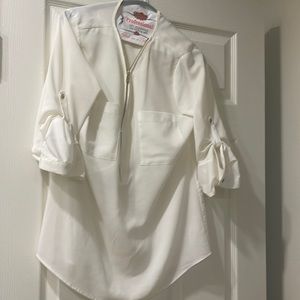 Calvin white shirt